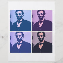 Art de bruit d'Abraham Lincoln Prospectus En Couleur