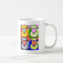 Art de bruit d'agneau mugs