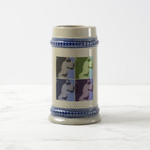 Art de bruit de chien de Malamute Tasses