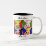 Art de bruit de chiwawa tasses