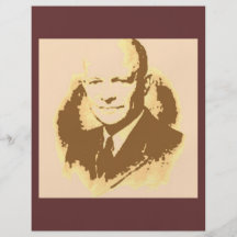 Art de bruit de Dwight D Eisenhower Prospectus En Couleur