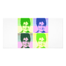 Art de bruit de Sarah Palin Modèle Pour Photocarte