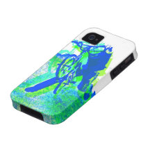 Art de bruit de tour du style libre BMX Étui Vibe iPhone 4