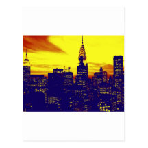 Art de bruit New York Carte Postale