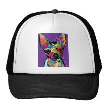 Art de chiwawa casquettes de camionneur
