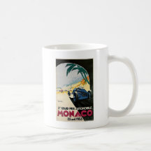 Art de cru d'automobile du Monaco Grand prix Tasse