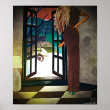 Art de Digitals -- "L'épouse de la soudeuse " Affiche