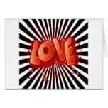 Art de l'AMOUR 3D Cartes De Vœux