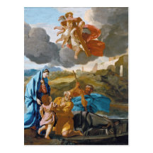 Art de Nicolas Poussin Carte Postale