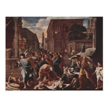 Art de Nicolas Poussin Carte Postale