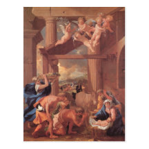 Art de Nicolas Poussin Carte Postale