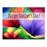 Art de papillons du jour de mère - multi cartes postales