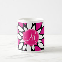 Art de pétales de fleur de rose indien et blanche  tasse à café