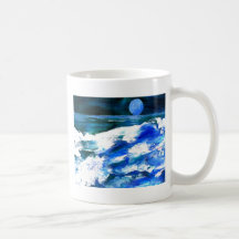 Art de ressacs de chanson de lune - CricketDiane Tasse