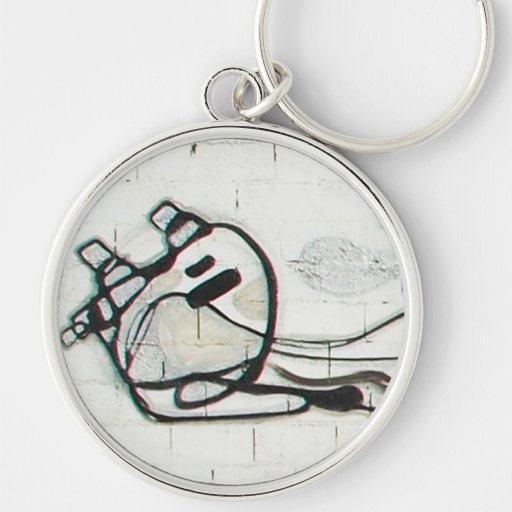 art de rue porte-clefs