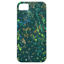 Art d'éclaboussure de peinture d'action coque iPhone 5