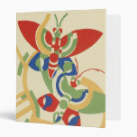 Art Deco Abstract Butterfly Binder 3