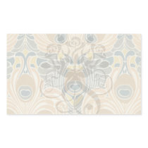 art deco art nouveau peacock pattern art rectangle sticker