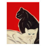 Art Deco Cats ~Blank Invitations Announcements