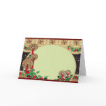 Art Deco Christmas Candles Greeting Cards