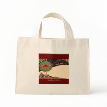 Art Deco Christmas Santa Tote Bag
