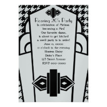 Art  Deco Decor Custom Invitation