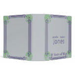 Art Deco Delight Anniversary Binder