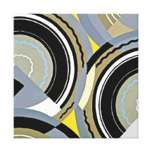 Art Deco Design #2 at Emporio Moffa Gallery Wrap Canvas