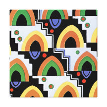 Art Deco Design #4 @ Emporio Moffa Stretched Canvas Prints