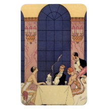 Art Deco Fine Dining Magnet