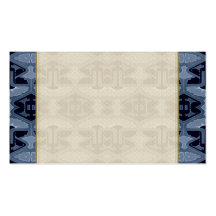Art Deco Flair - Shades of Blue Business Cards