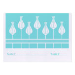 Art Deco Floral Wedding Place Card Business Cards