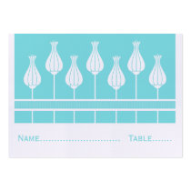 Art Deco Floral Wedding Place Card business cards