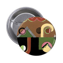 Art Deco Geometrics Buttons