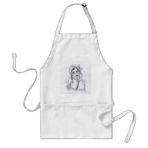 Art Deco Girl Aprons