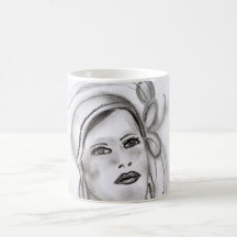 Art Deco Girl Coffee Mug