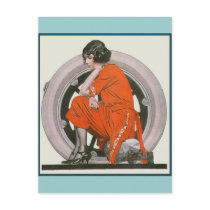 Art Deco Girl Post Cards