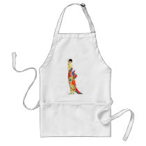 Art Deco Lady in formal Gown Aprons