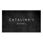 ART DECO on BLACK WOOD Professional Business Card