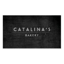 ART DECO on BLACK WOOD Professional Business Card