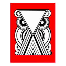 Art Deco Owl Postcards