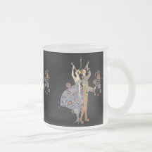 Art Deco Party Dancers Vintage WW 1 Poster Design Coffee Mugs