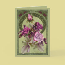 Art Deco Roses cards