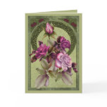 Art Deco Roses Card