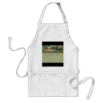 Art Deco Santa in Sky Aprons