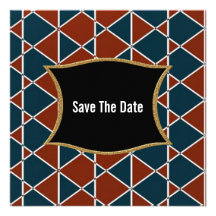 Art Deco Save the Date any Occasion Announcements