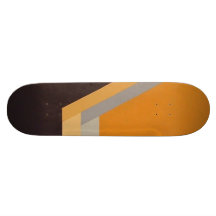 ART DECO skateboard (tangerine)