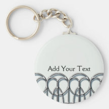 Art Deco Skyline Key Chains