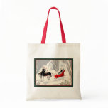 Art Deco Sleigh Ride Tote Bags