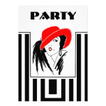 Art Deco Style Party Invitations